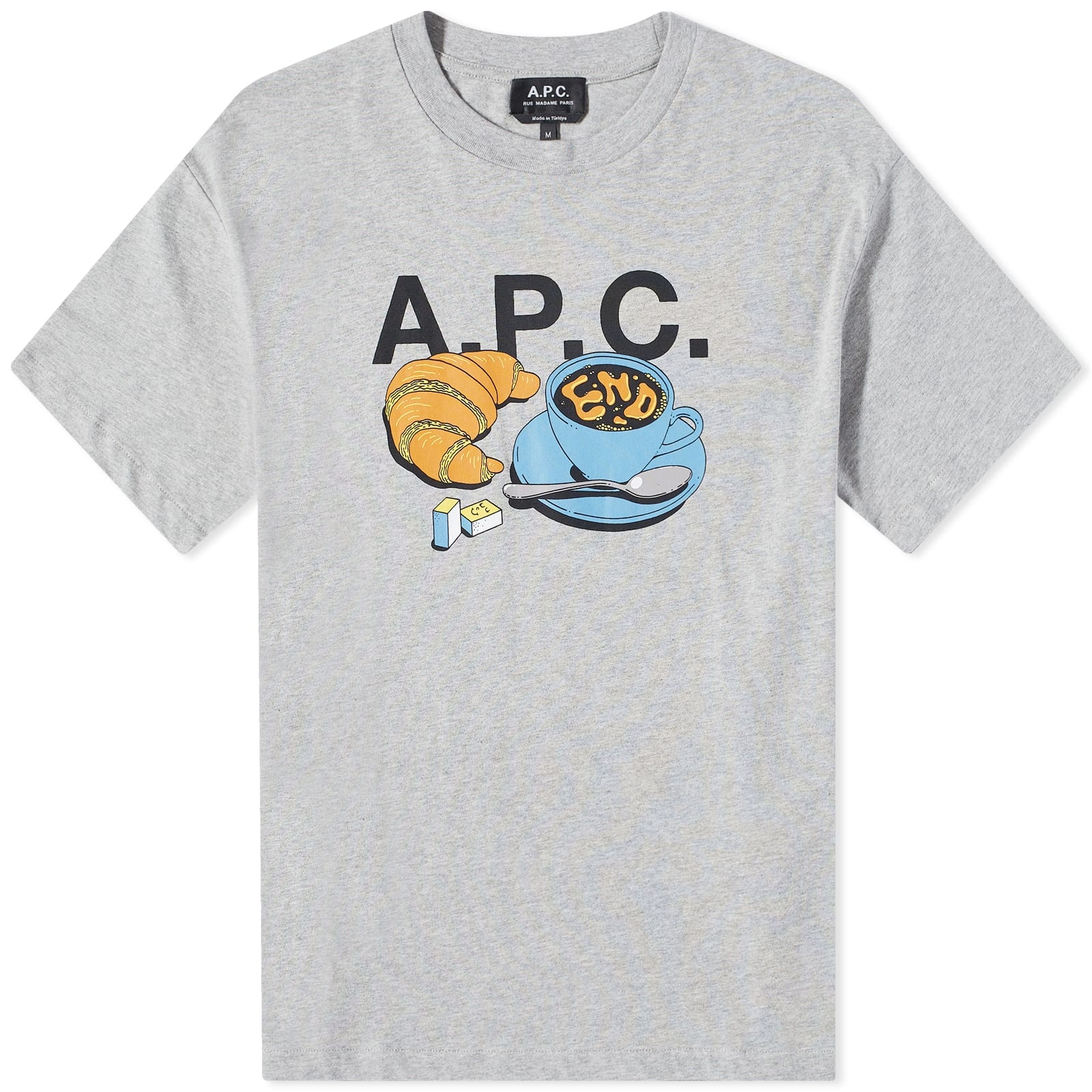 END. x A.P.C. 'Coffee Club' Cedric T-Shirt - 1