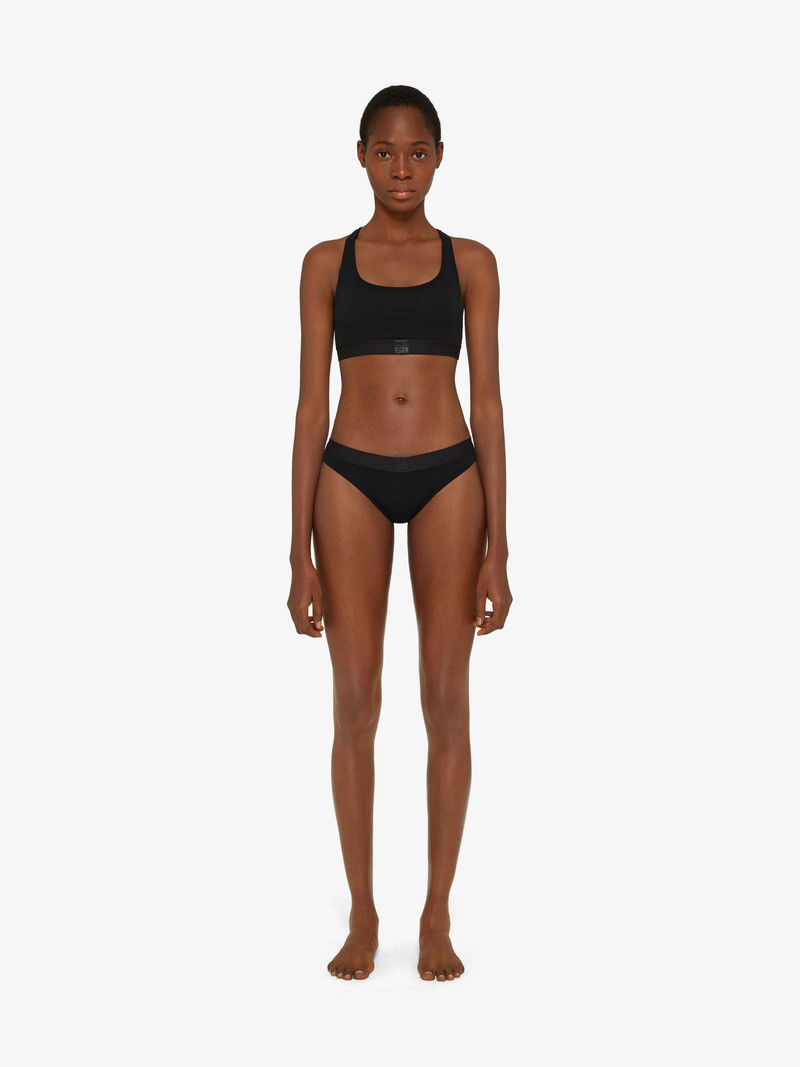Givenchy BRASSIÈRE IN JERSEY BIO WITH GIVENCHY 4G SIGNATURE outlook