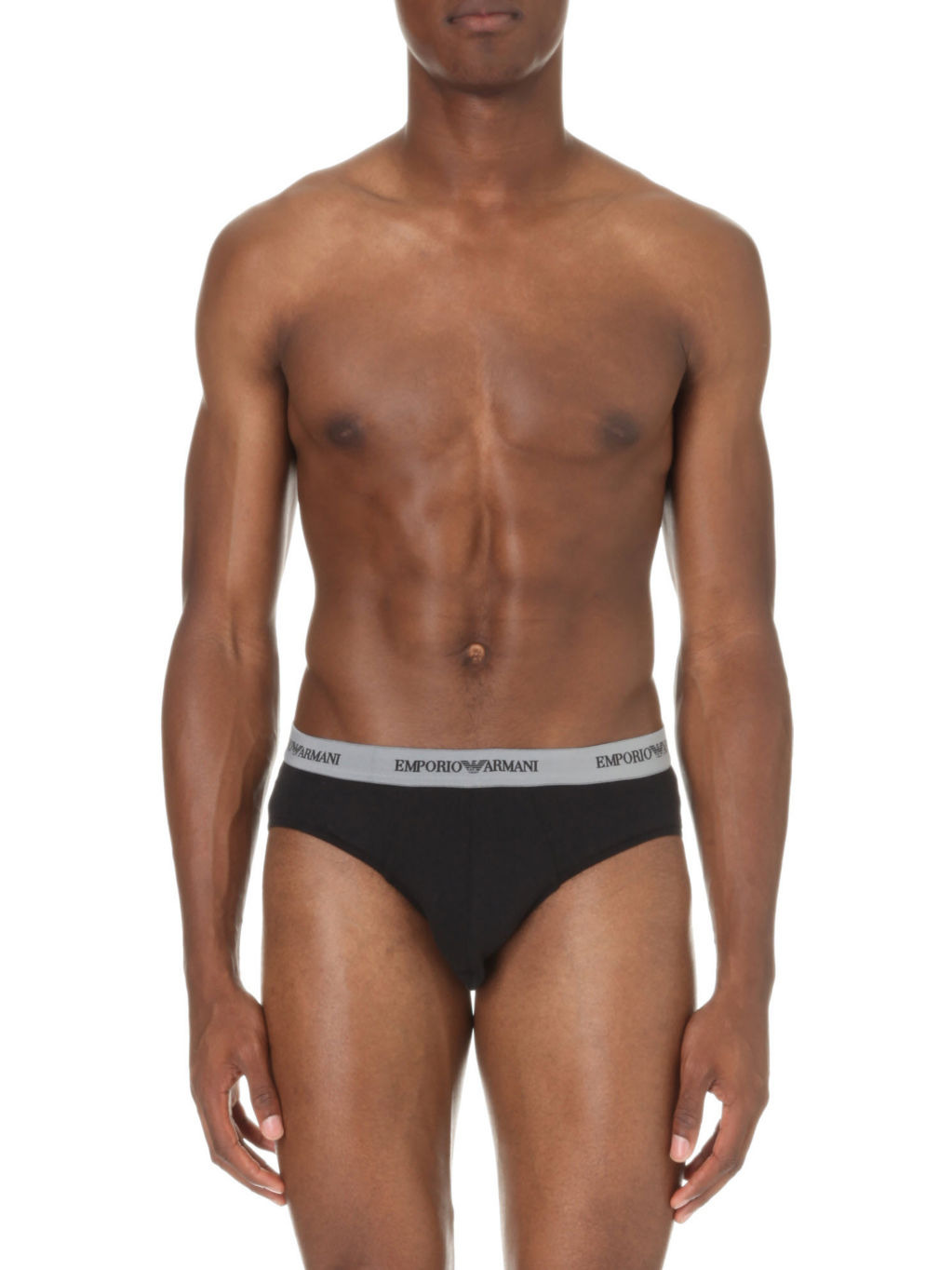 Pack of two slim-fit stretch-cotton briefs - 5