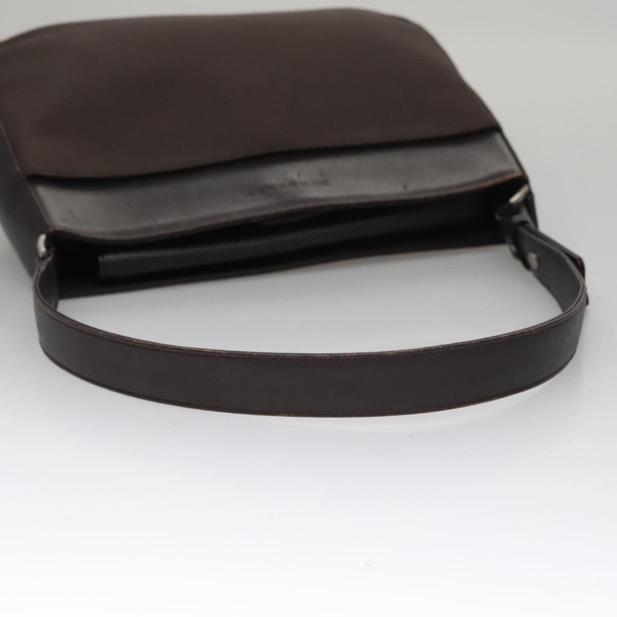 Burberry Shoulder Bag Nylon Leather Brown - 7