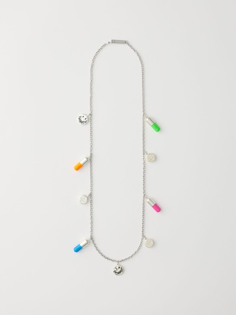 Multi Pill Charm Necklace - 1