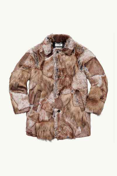 MM6 Maison Margiela Supreme®/ MM6 Patchwork Faux Fur Coat outlook