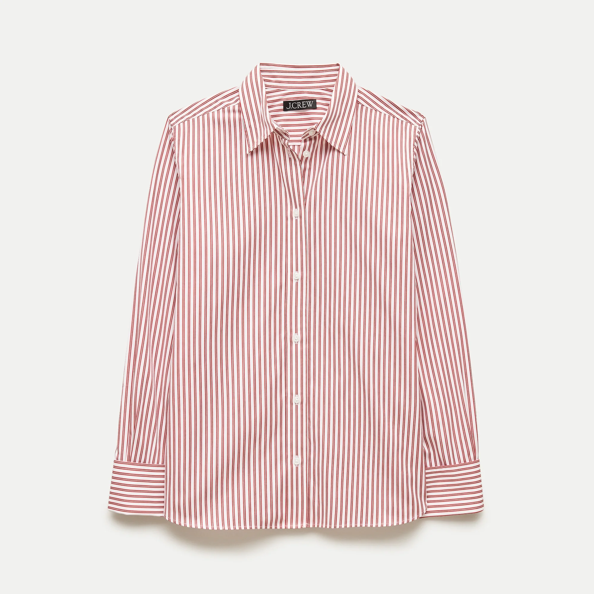 Jules classic-fit button-up shirt in striped Greenwich poplin - 1