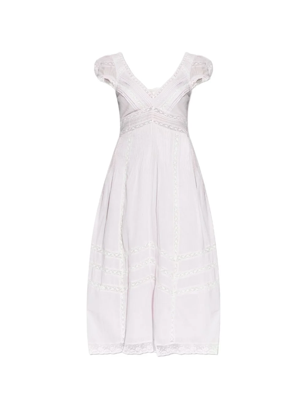 Suvi lace V-neck midi dress - 1