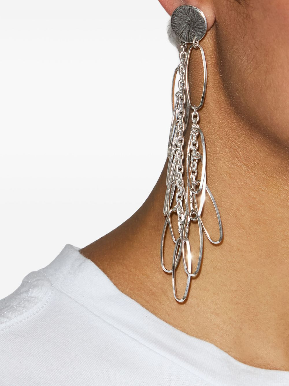 Jodie fringed drop earrings - 3