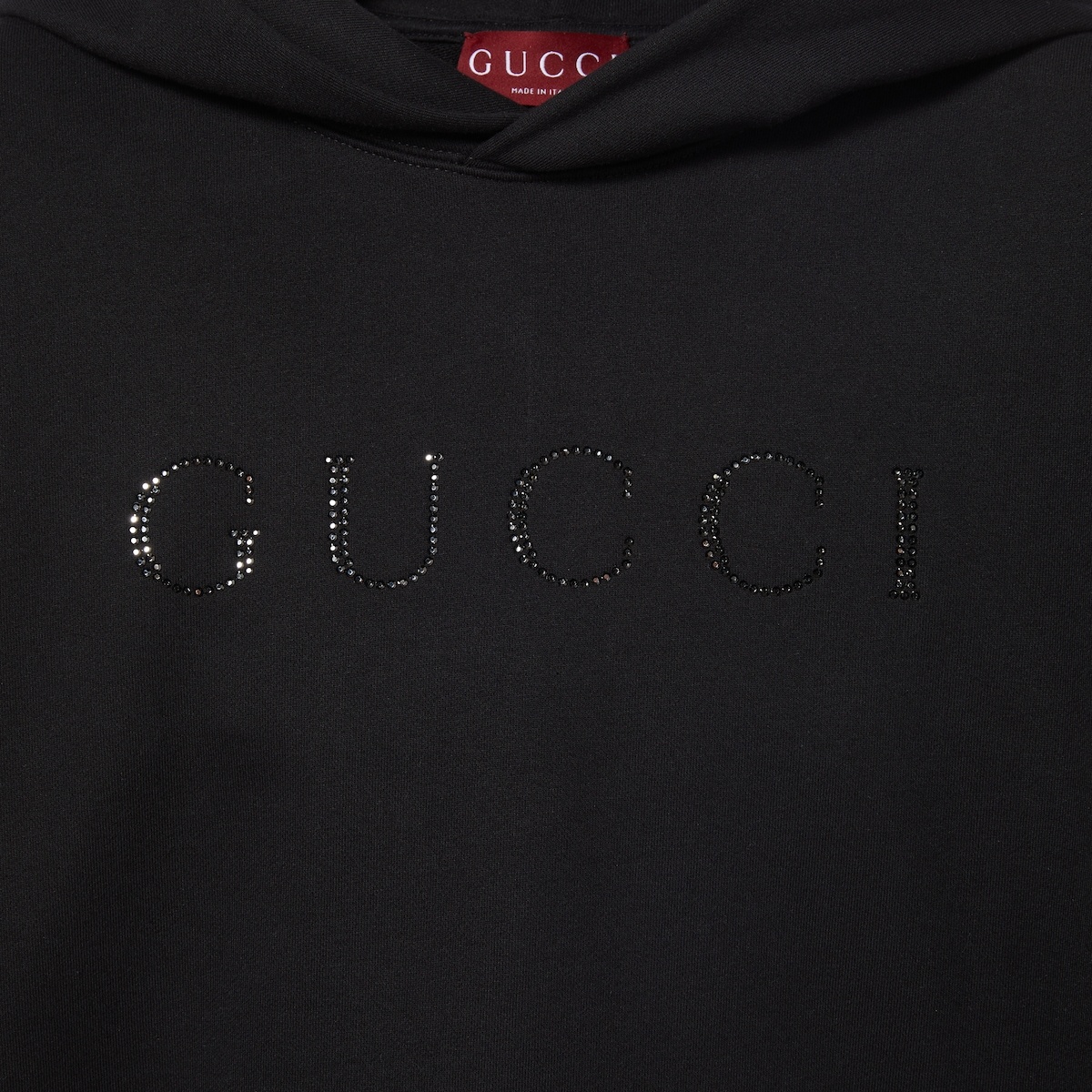 Cotton jersey hooded sweatshirt - 7
