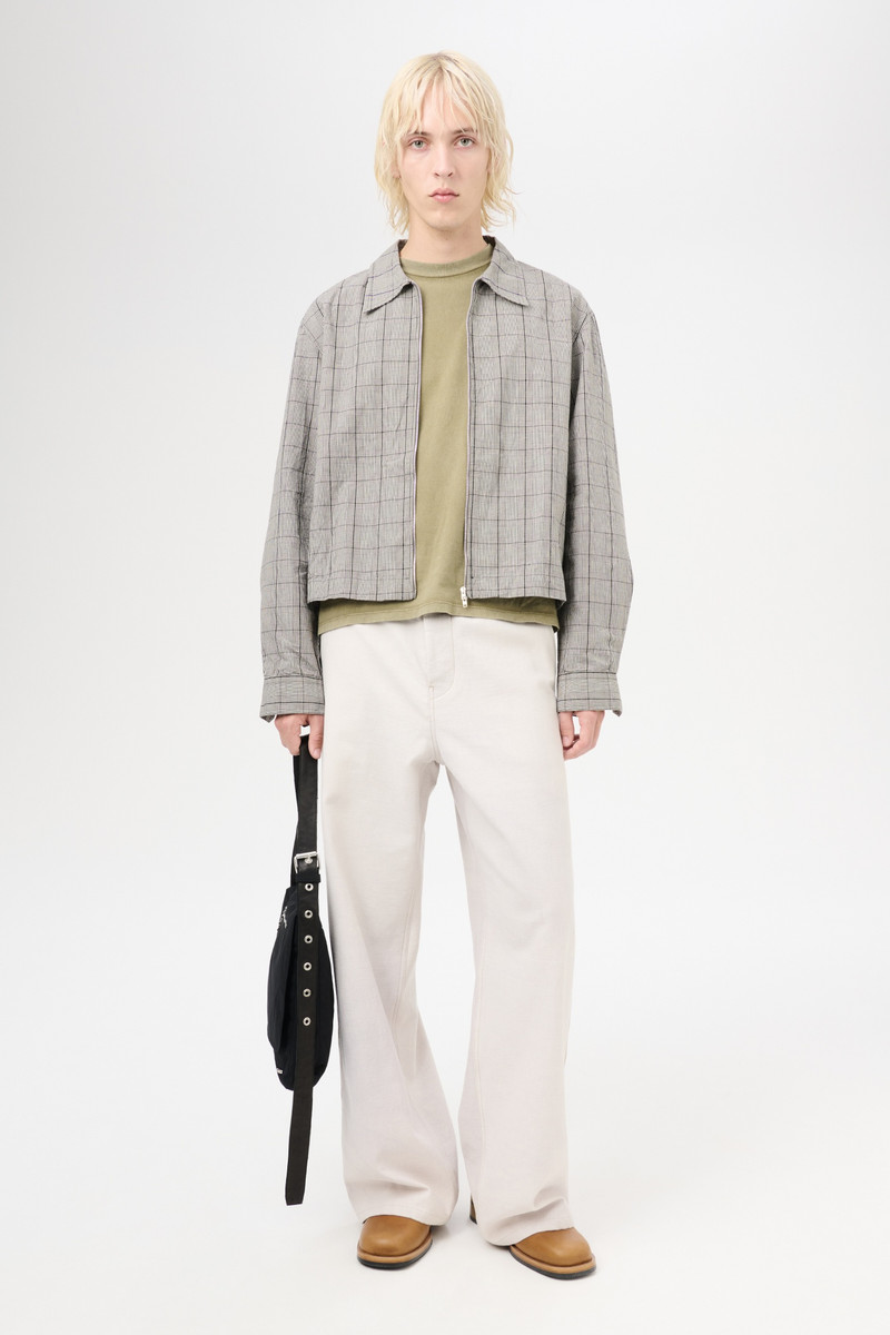 Our Legacy Zip Shirt Bard Of Wales Rustic Weave outlook