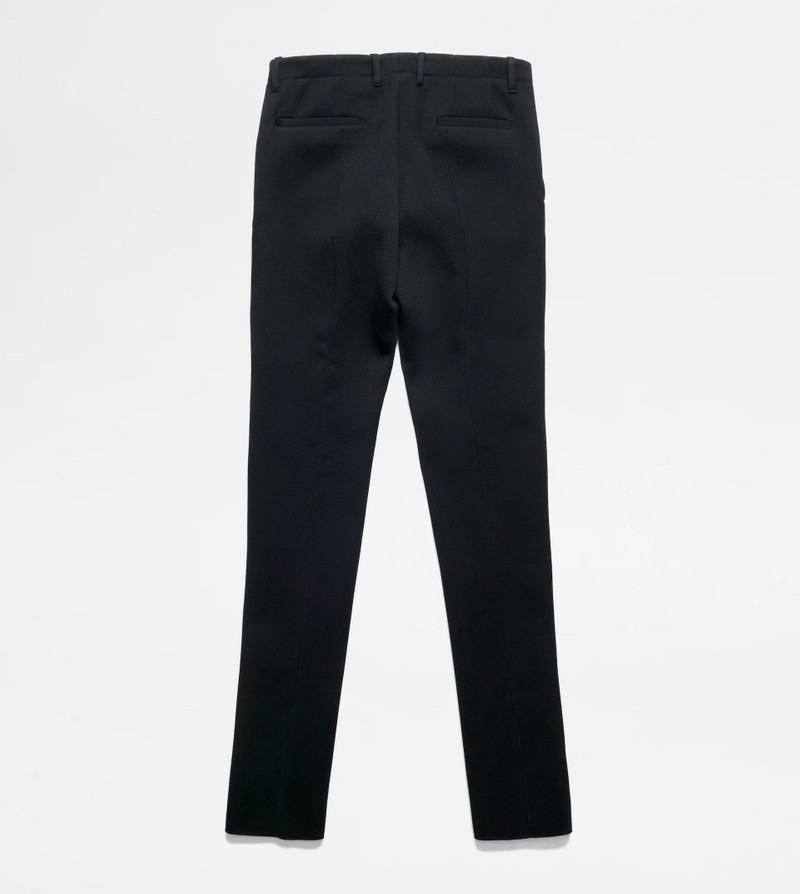 TROUSERS IN WOOL - BLACK 8