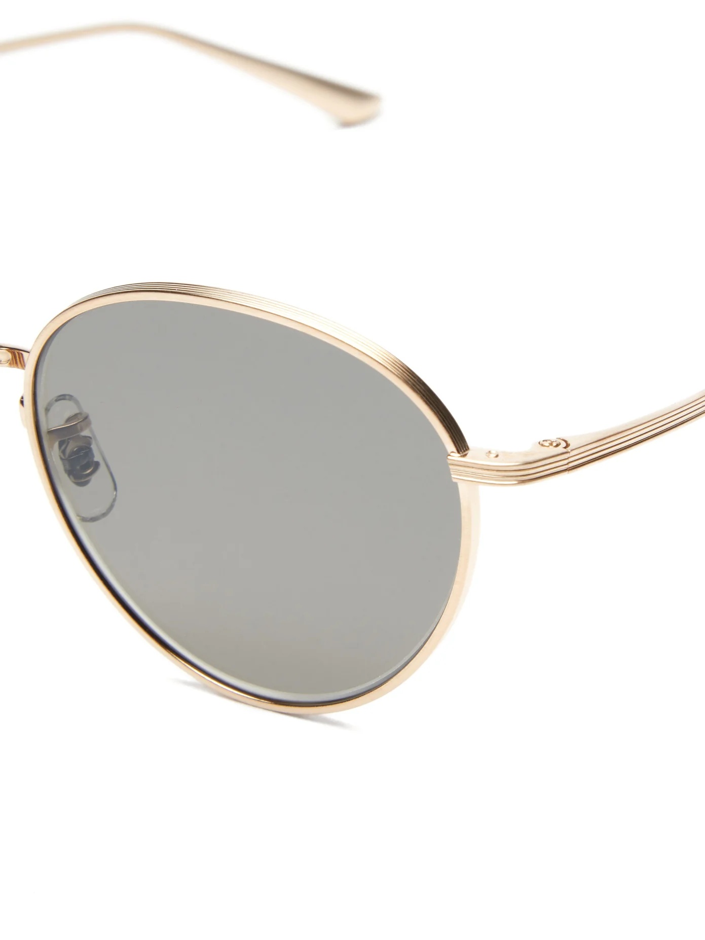 X Oliver Peoples Brownstone 2 round sunglasses - 6