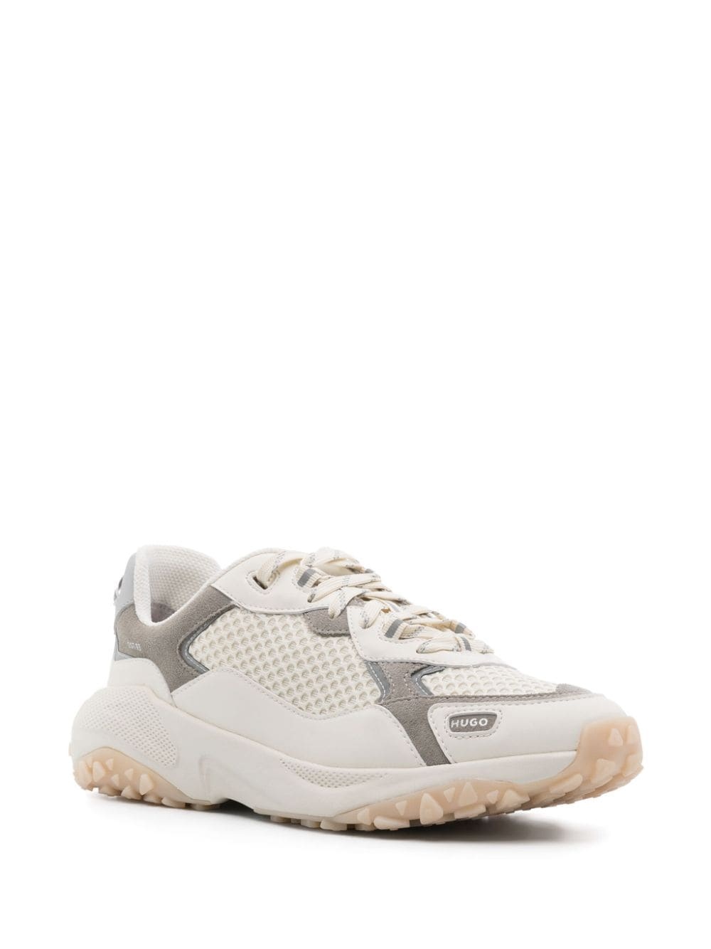 mesh-panelled chunky sneakers - 2