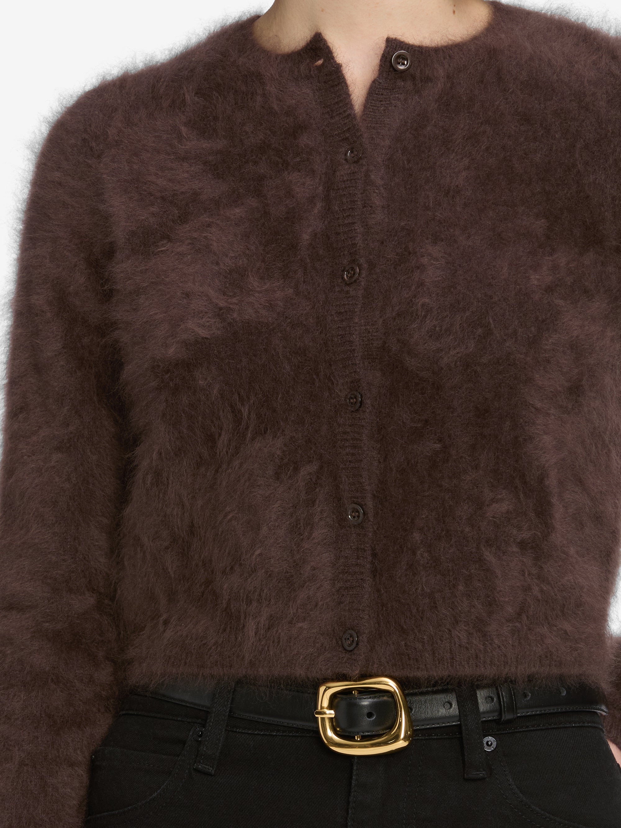 The Teddy Cardi in Coffee - 4