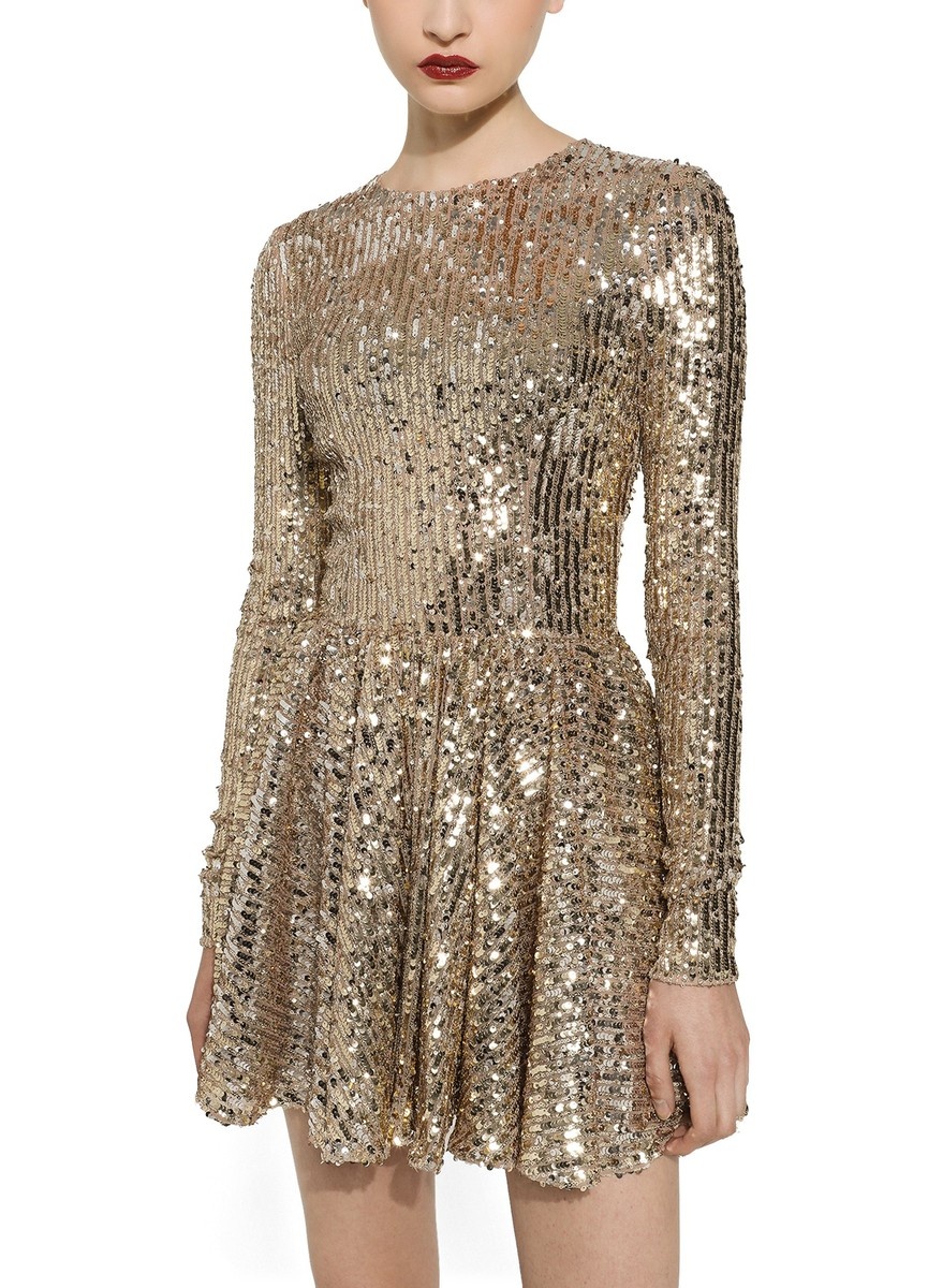 Short sequined dress - 2