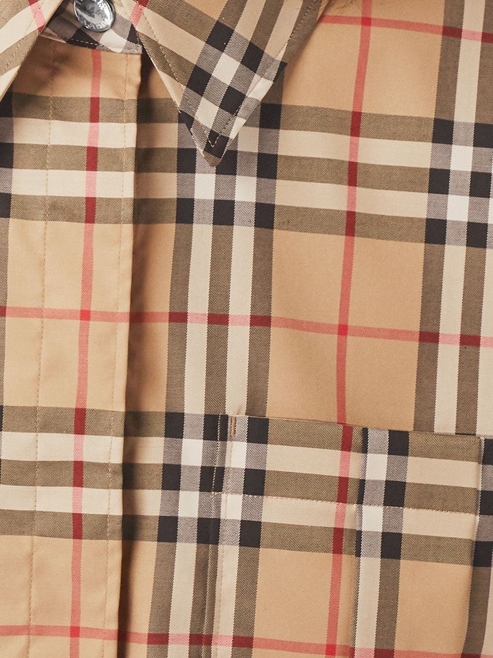 Vintage Check short-sleeved shirt - 5