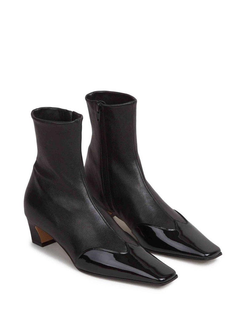 KHAITE patent leather boots outlook