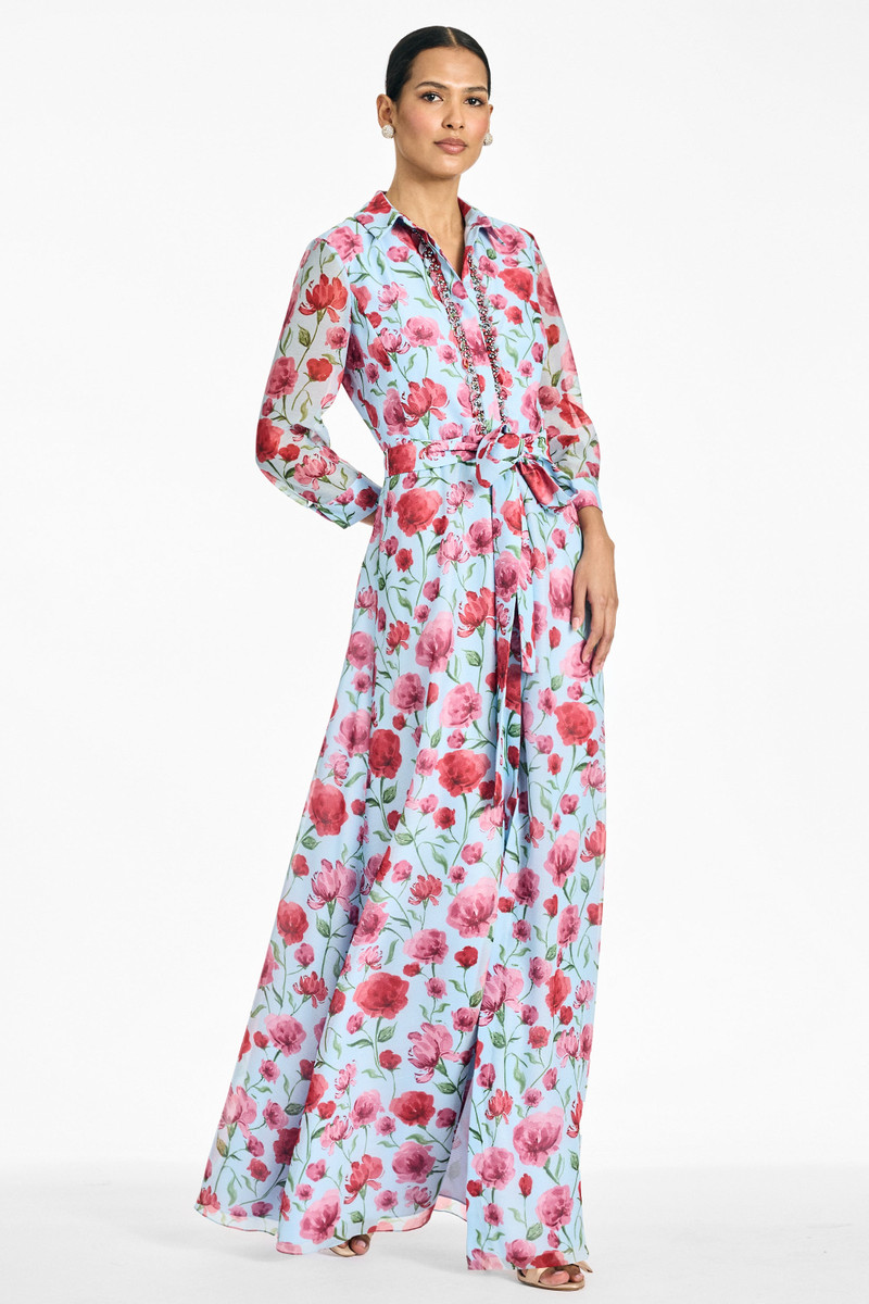 SACHIN & BABI ADDISON GOWN - SKY POPPIES outlook