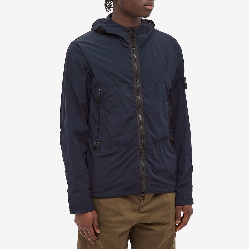 Stone Island Nylon Garment Dyed Hooded Jacket - 5