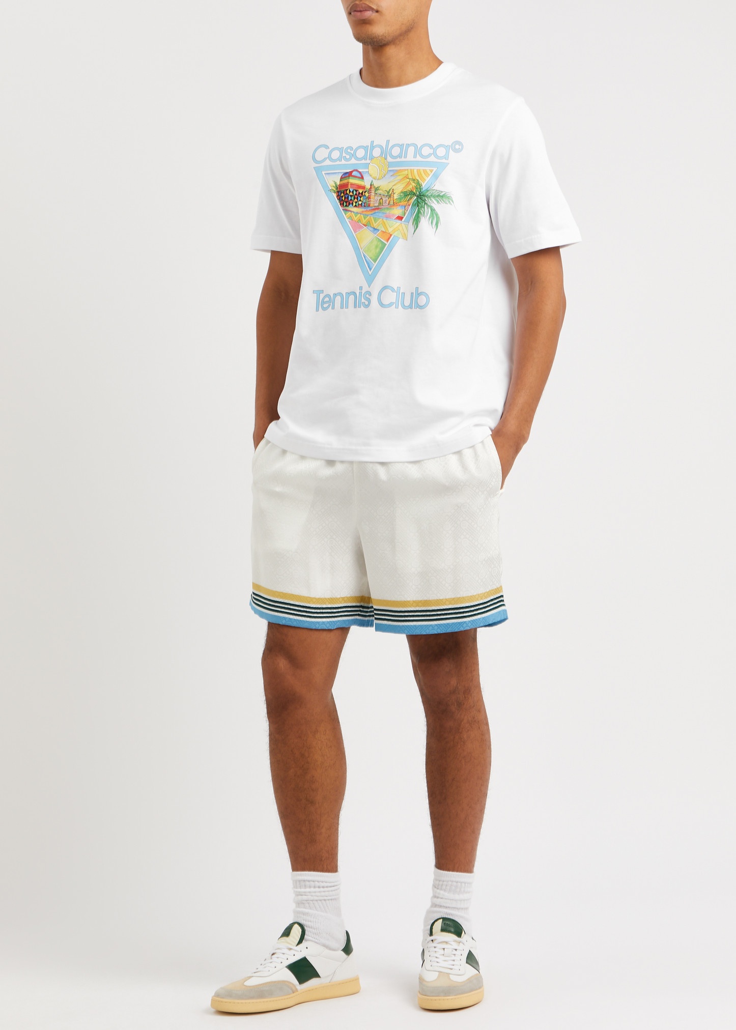 Afro Curbism printed cotton T-shirt - 4