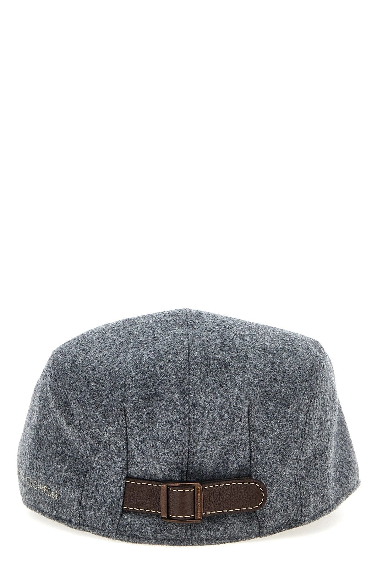 Brunello Cucinelli Men Logo Embroidery Hat - 3