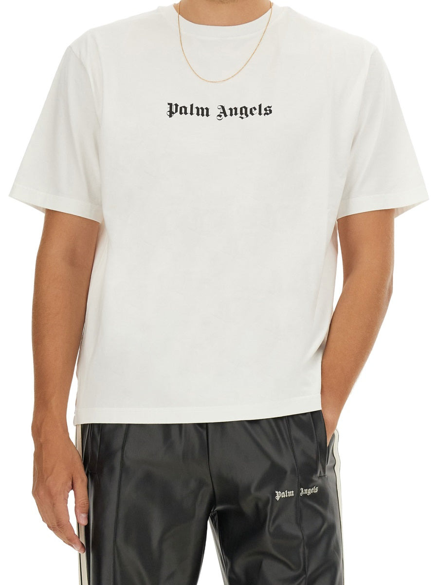 Palm Angels Men T-Shirt With Logo - 3