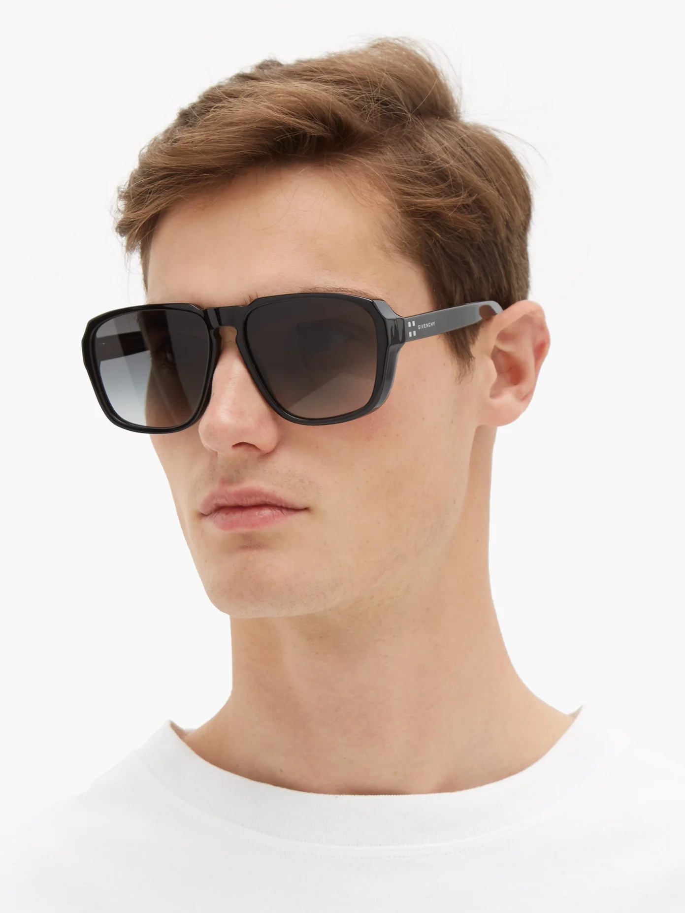 Aviator acetate sunglasses - 2