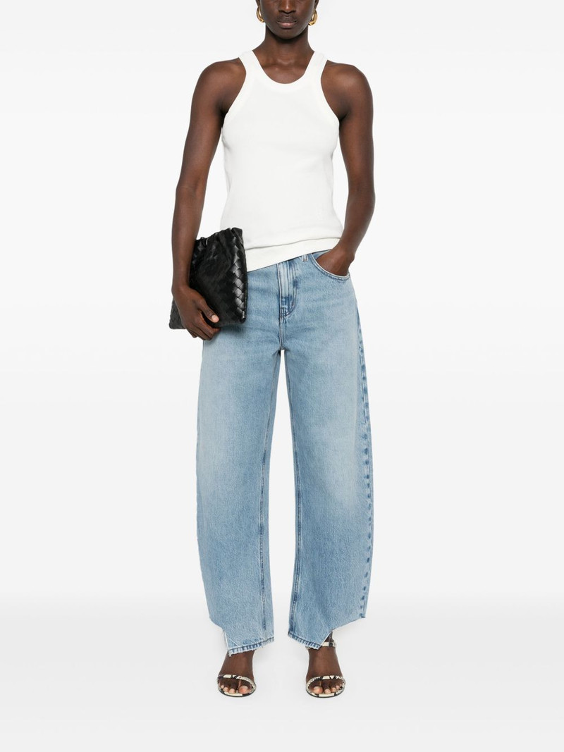 CLOSED logo-embroidered ribbed tank top outlook