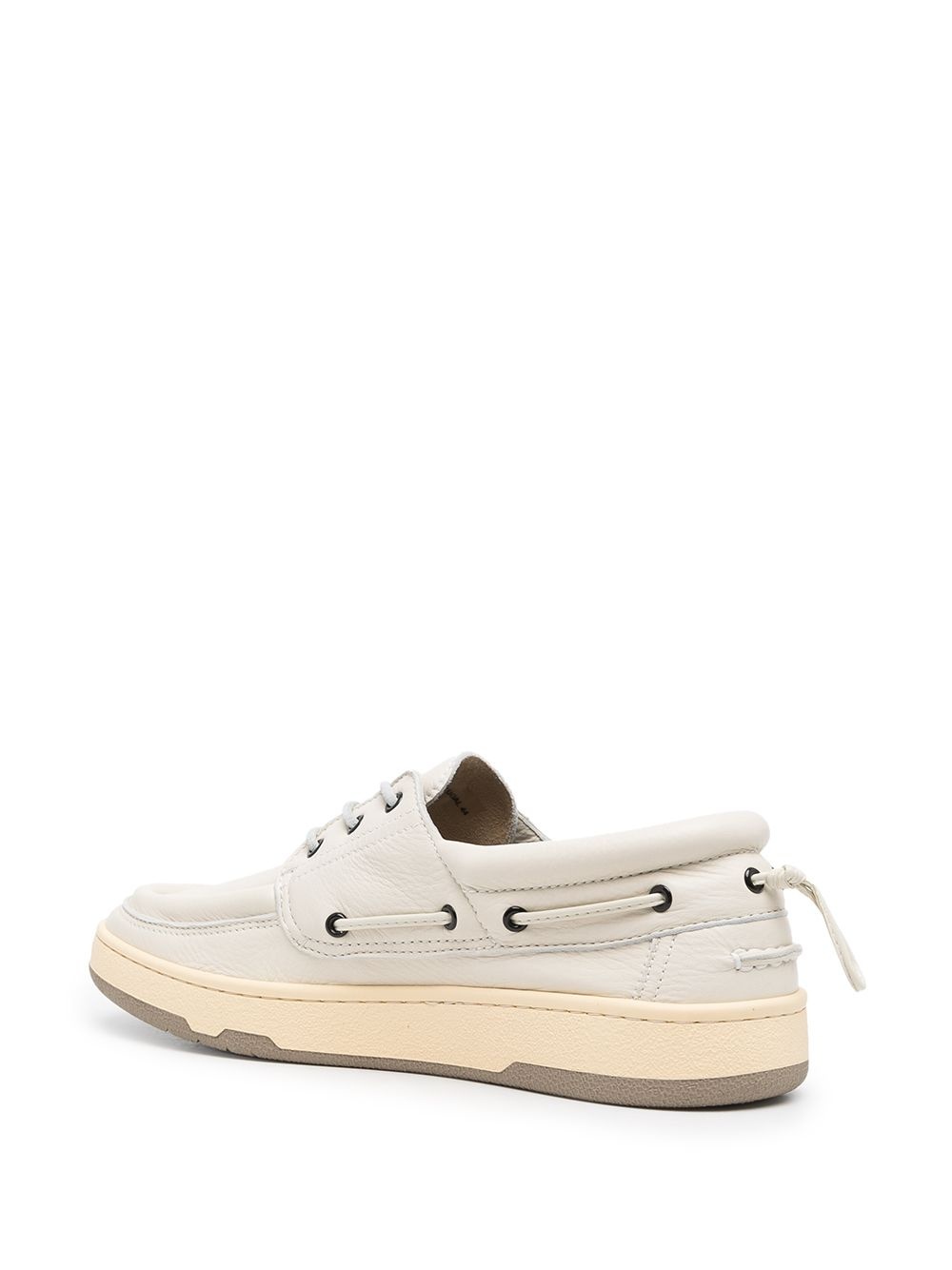 lace-up boat shoes - 3