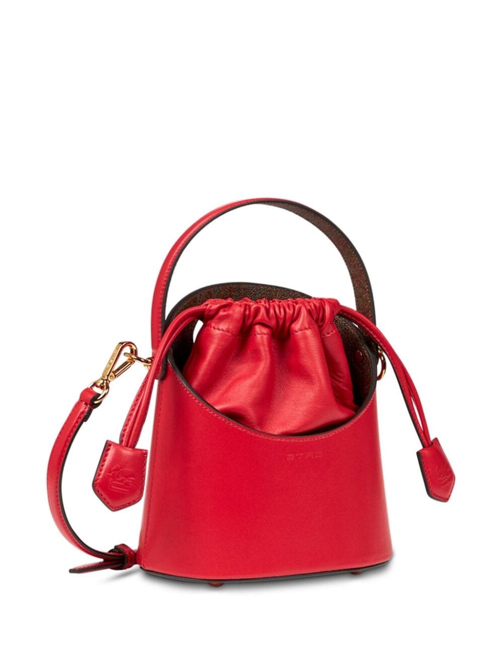 small Saturno leather bucket bag - 4