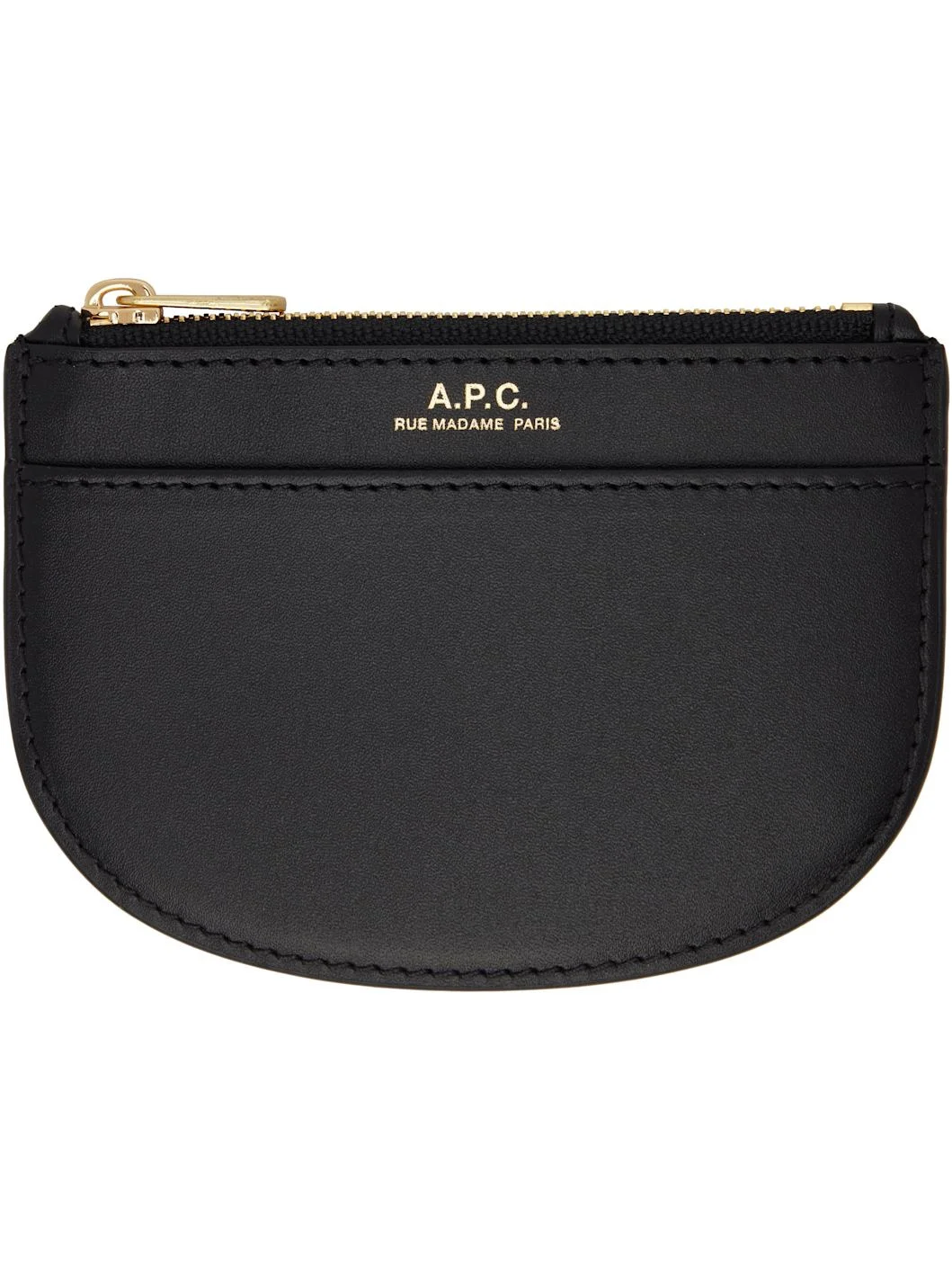 Black Demi-Lune New Coin Card Holder - 1