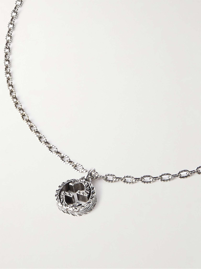 Burnished Sterling Silver Pendant Necklace 4