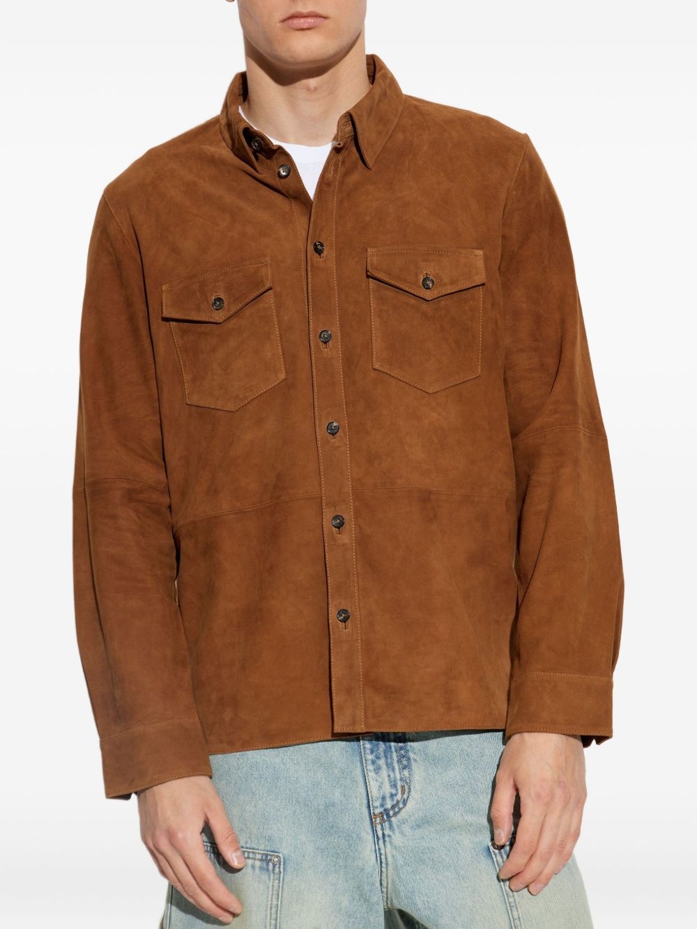 leather shirt - 3