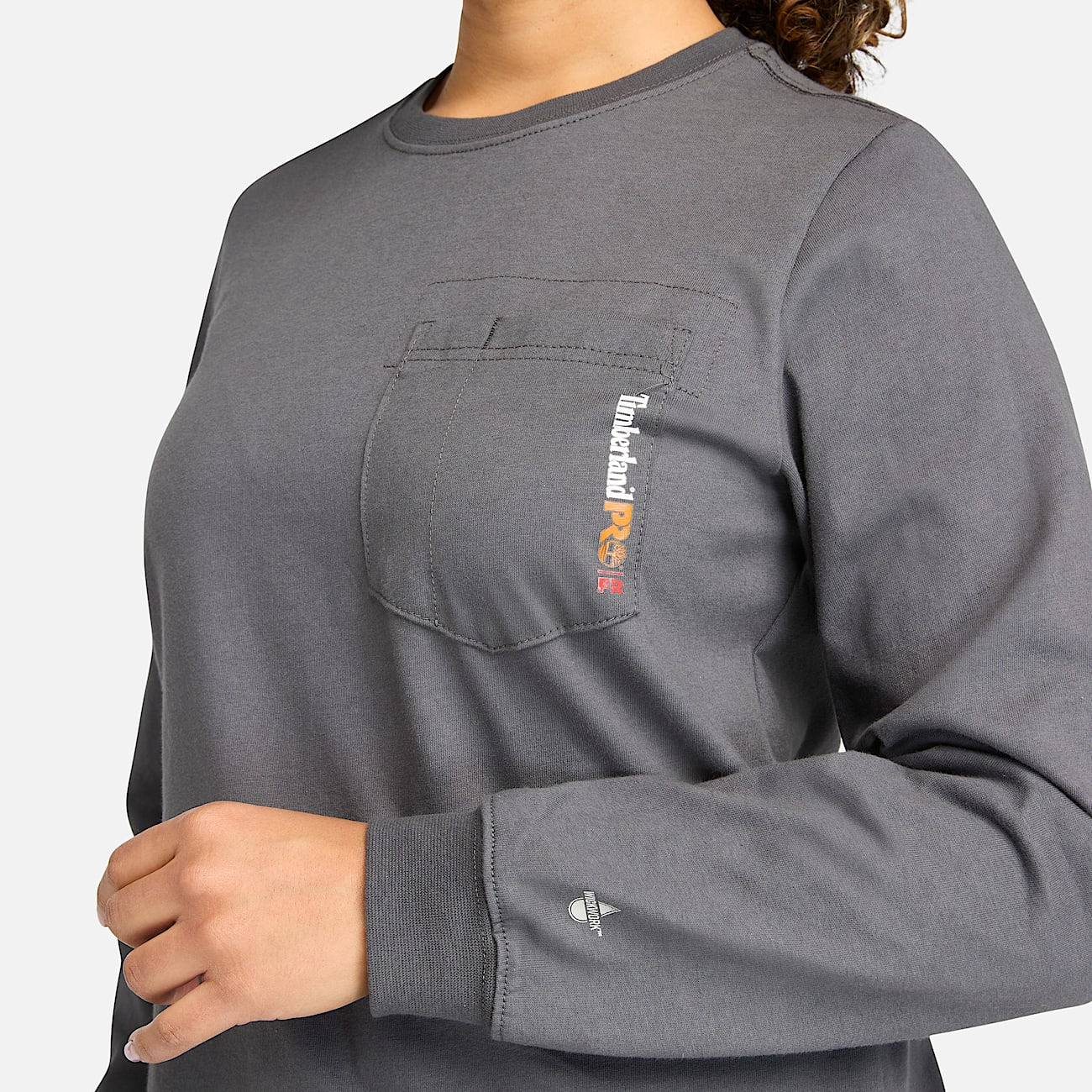 Women's Timberland PRO® Cotton Core Flame-Resistant Long-Sleeve T-Shirt - 4