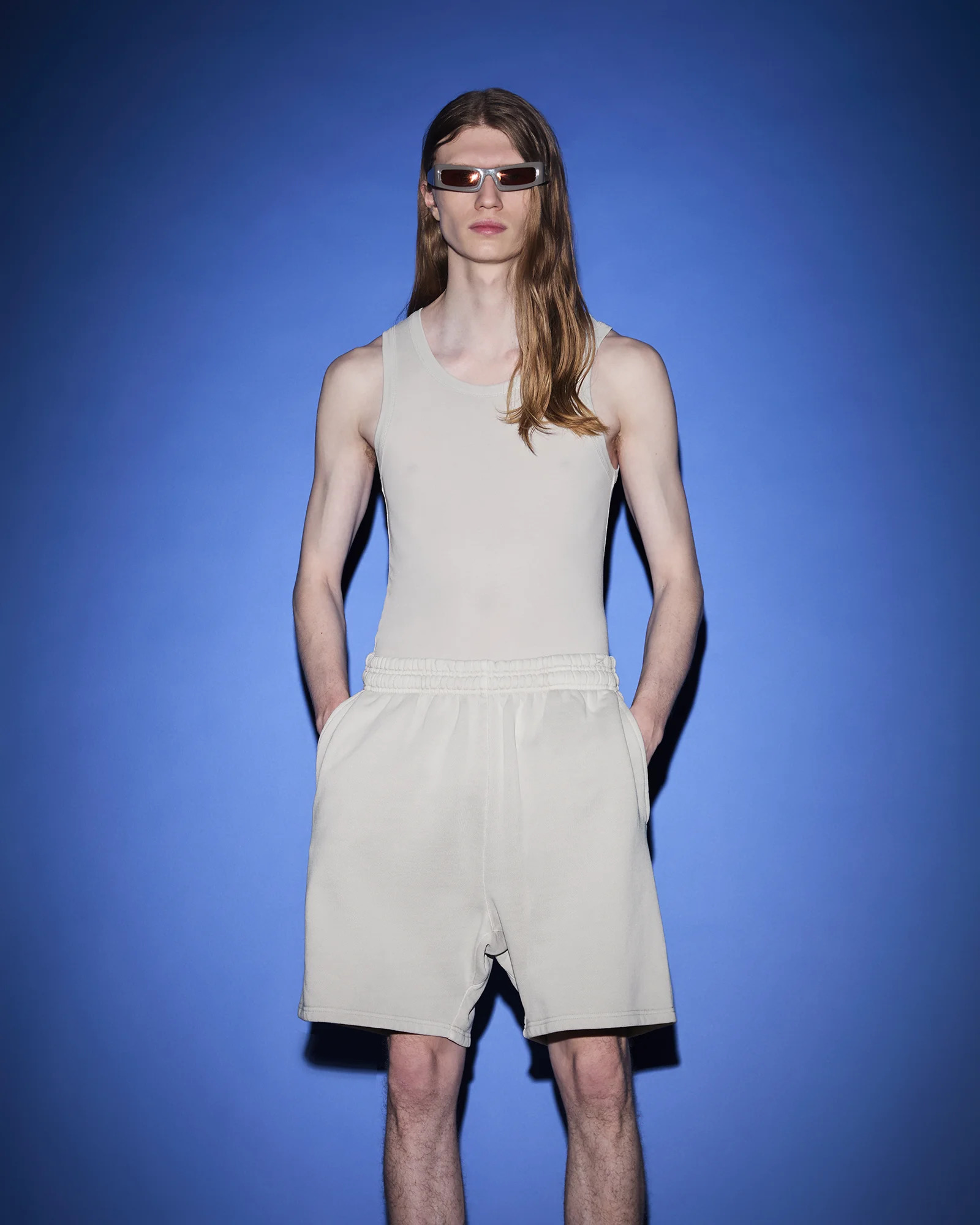 STANDARD SWEATSHORT OFF WHITE - 2