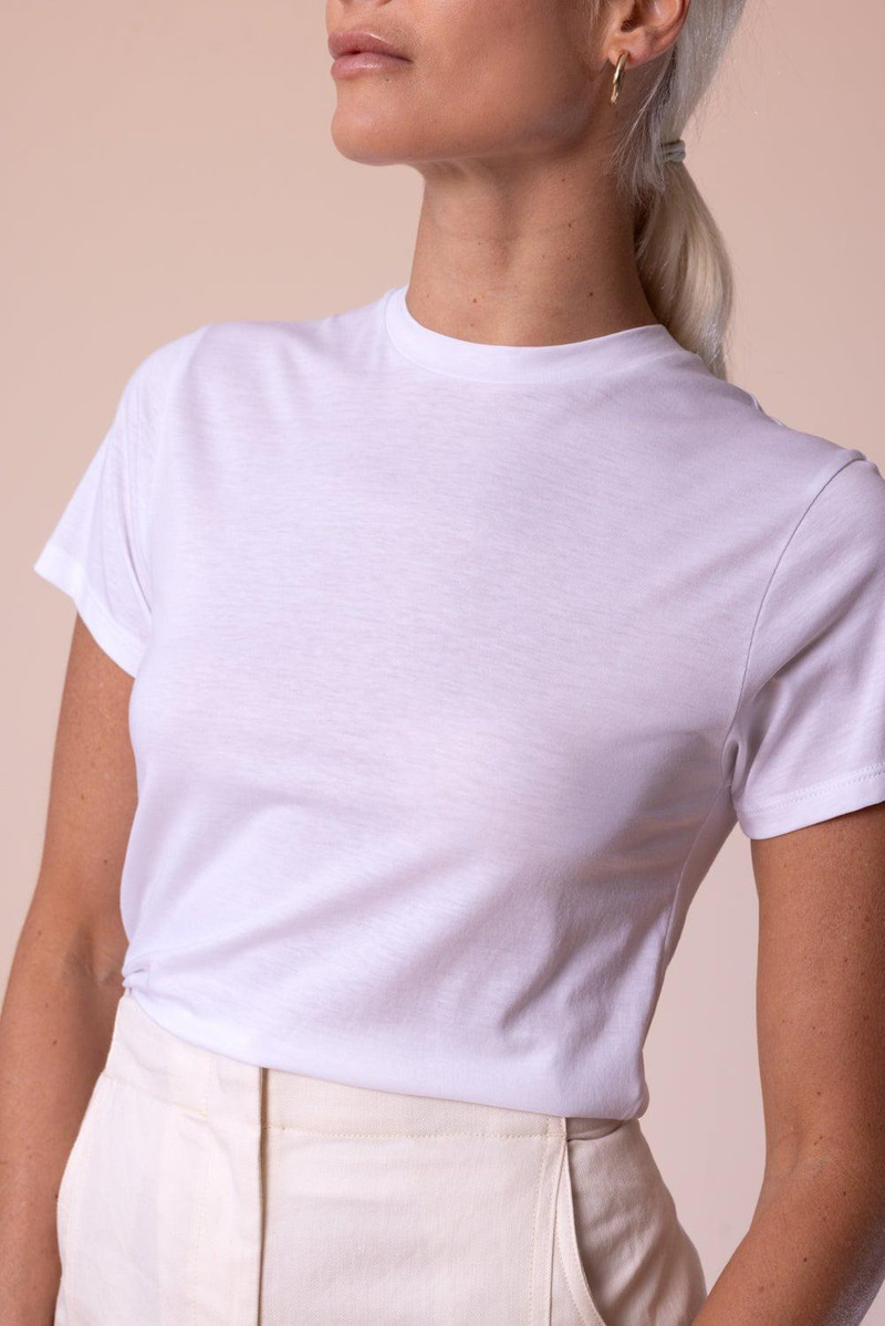 TWP His Tee - White outlook