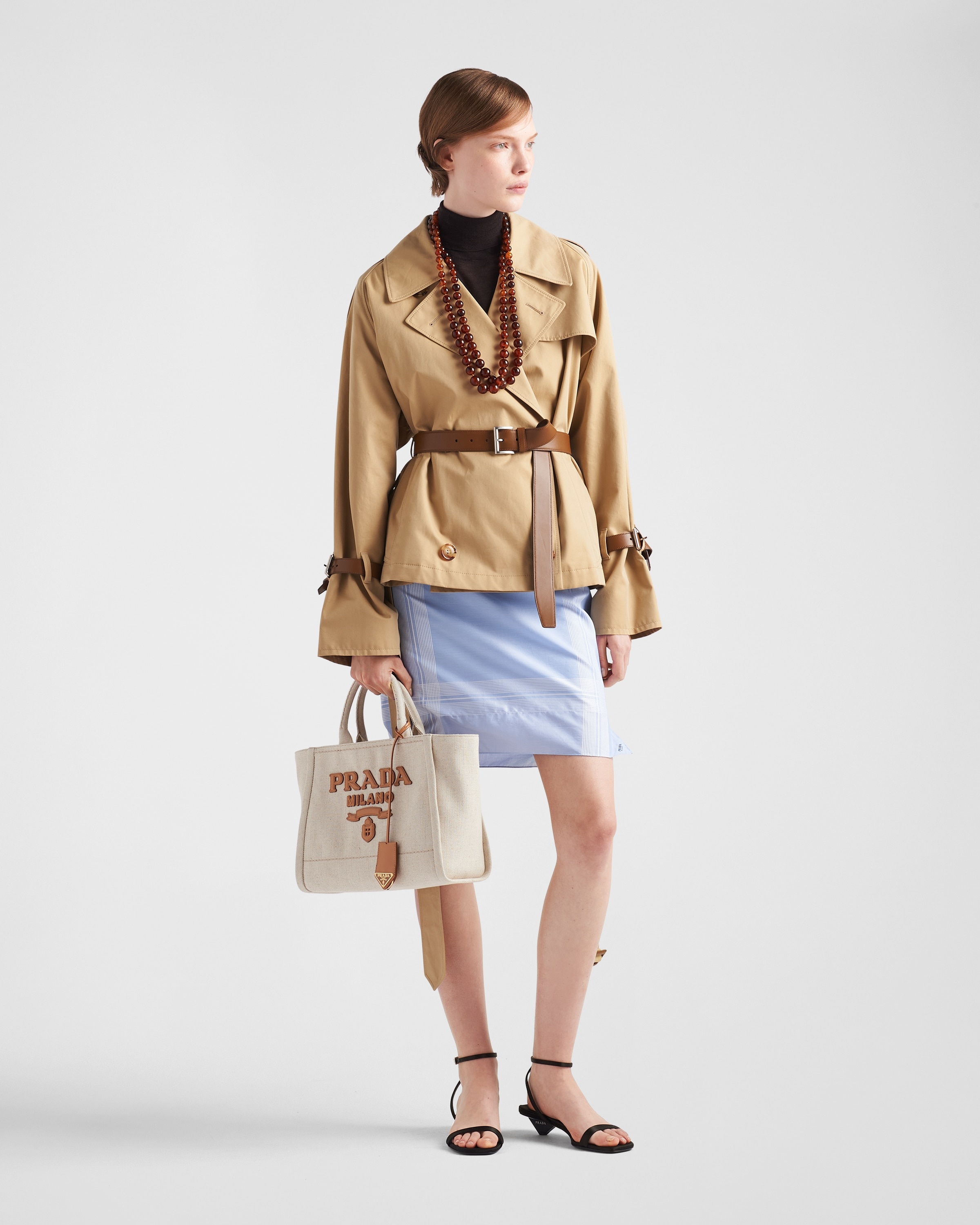 Cotton twill trench jacket - 2