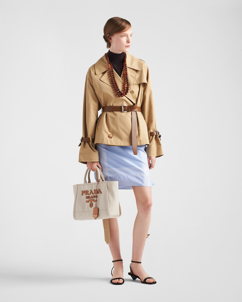 Prada Cotton twill trench jacket outlook