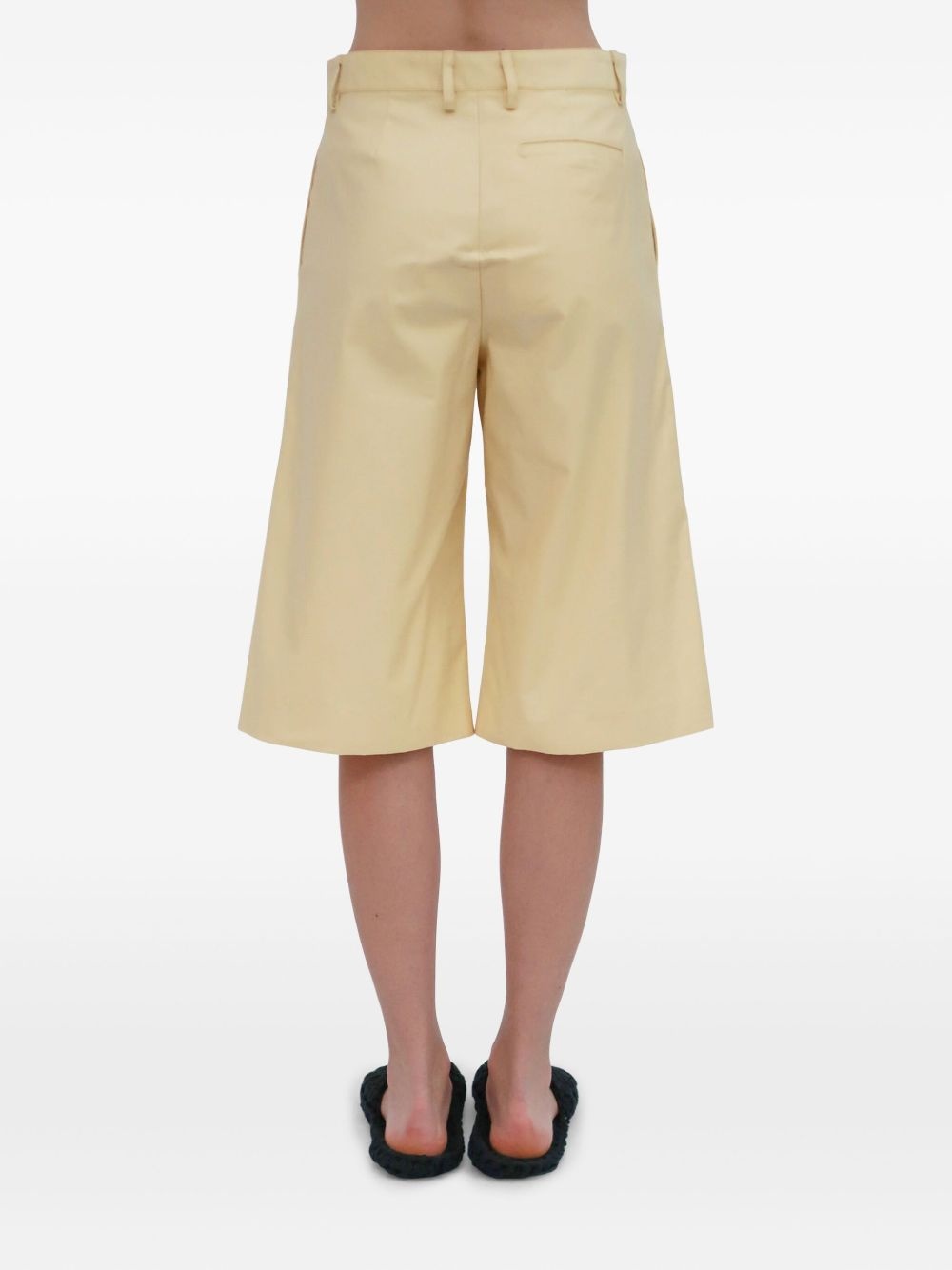 wide-leg bermuda shorts - 7