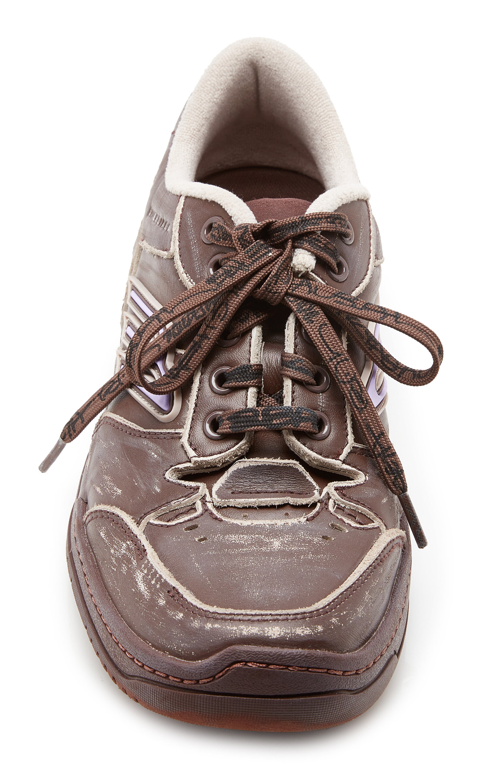 Hamptons Leather Sneakers brown - 4