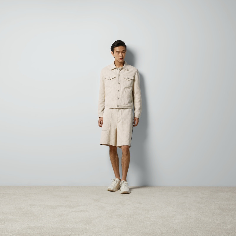 GUCCI GG cotton jacquard bermuda shorts outlook