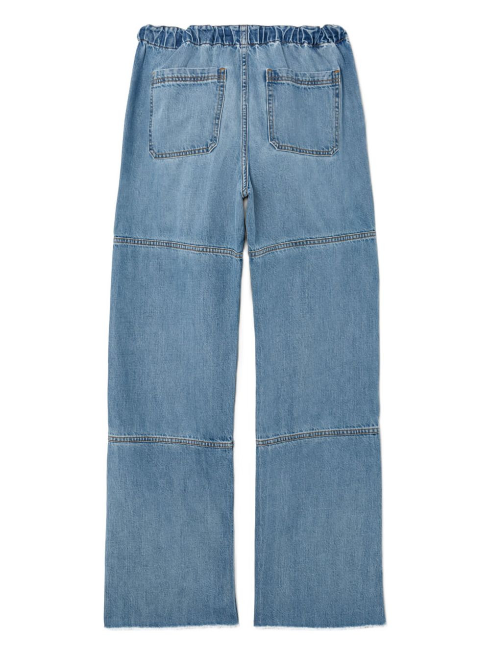 Beach panelled drawstring jeans - 4