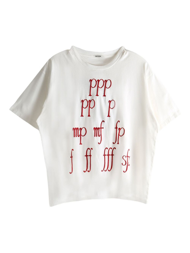 Composer embroidered-graphic T-shirt 1