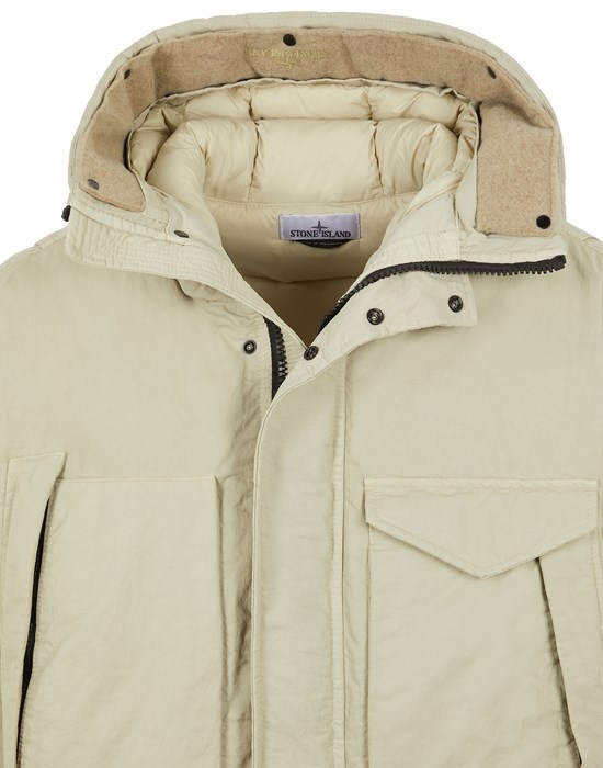 70821 OPAQUE NYLON TWILL DOWN BEIGE - 3