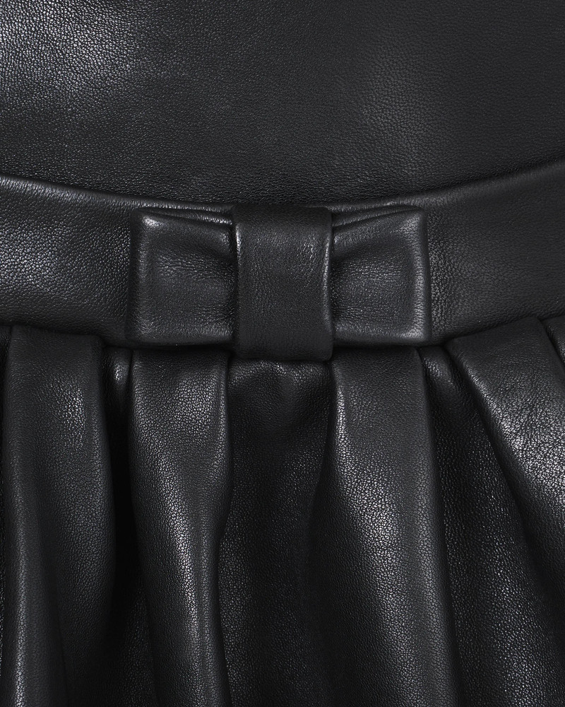 THE LEATHER BUBBLE DRESS 6