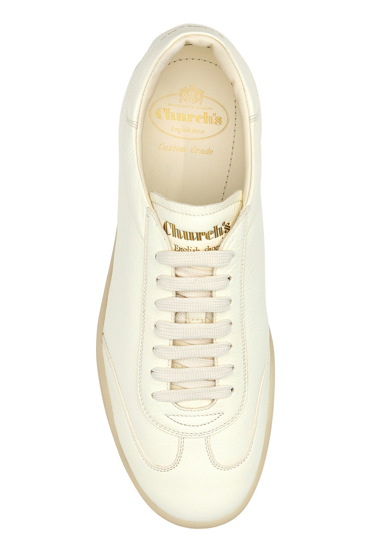 Ivory leather Largs 2 sneakers - 4