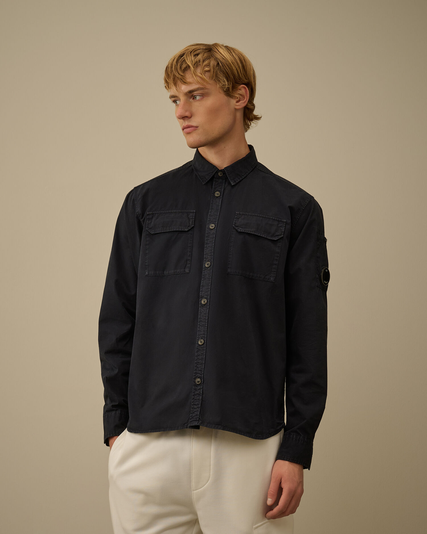 Organic Gabardine Longsleeve Button Shirt - 3