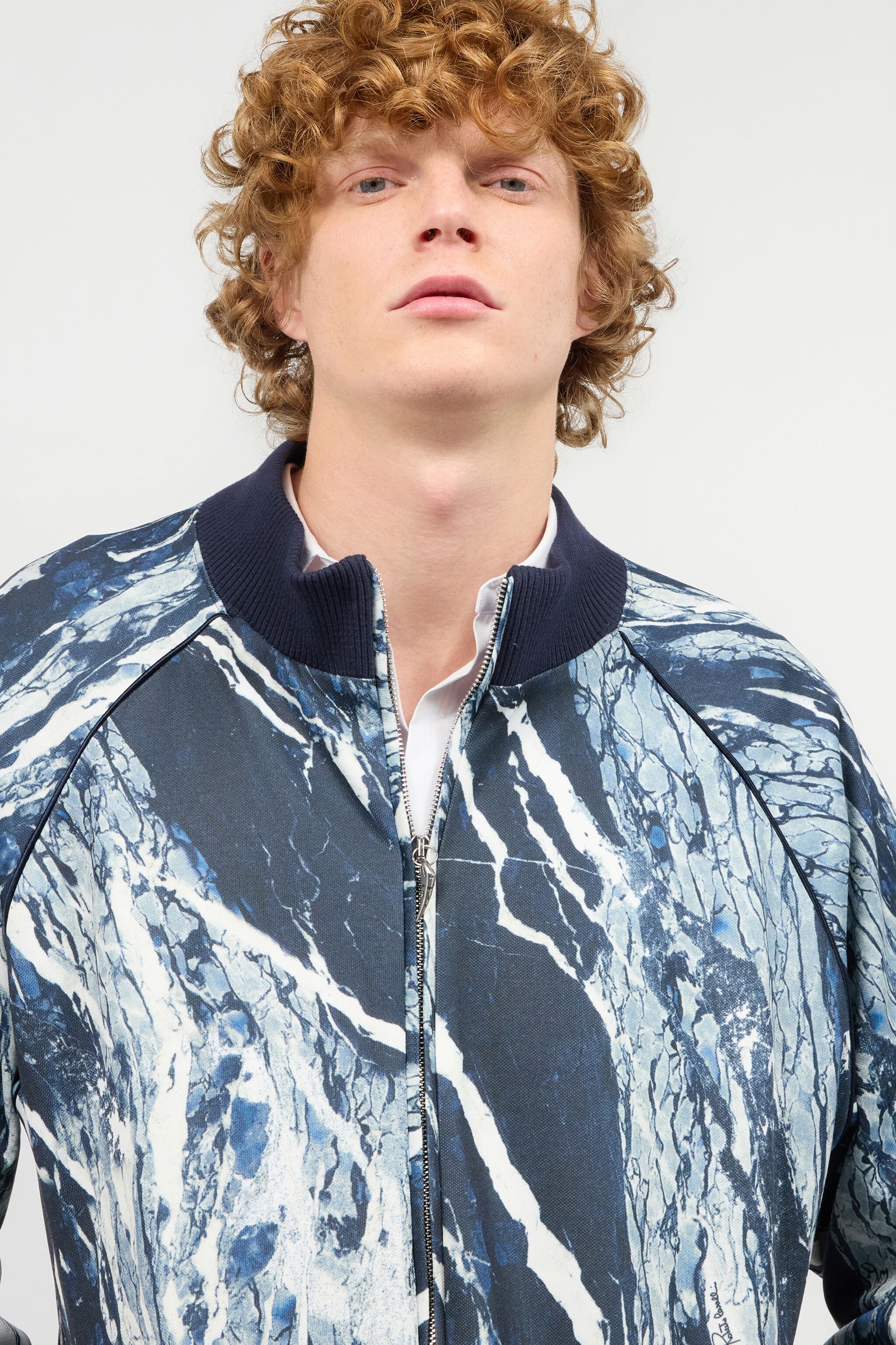 Sweatshirt With Zip And Rubane Print - 6