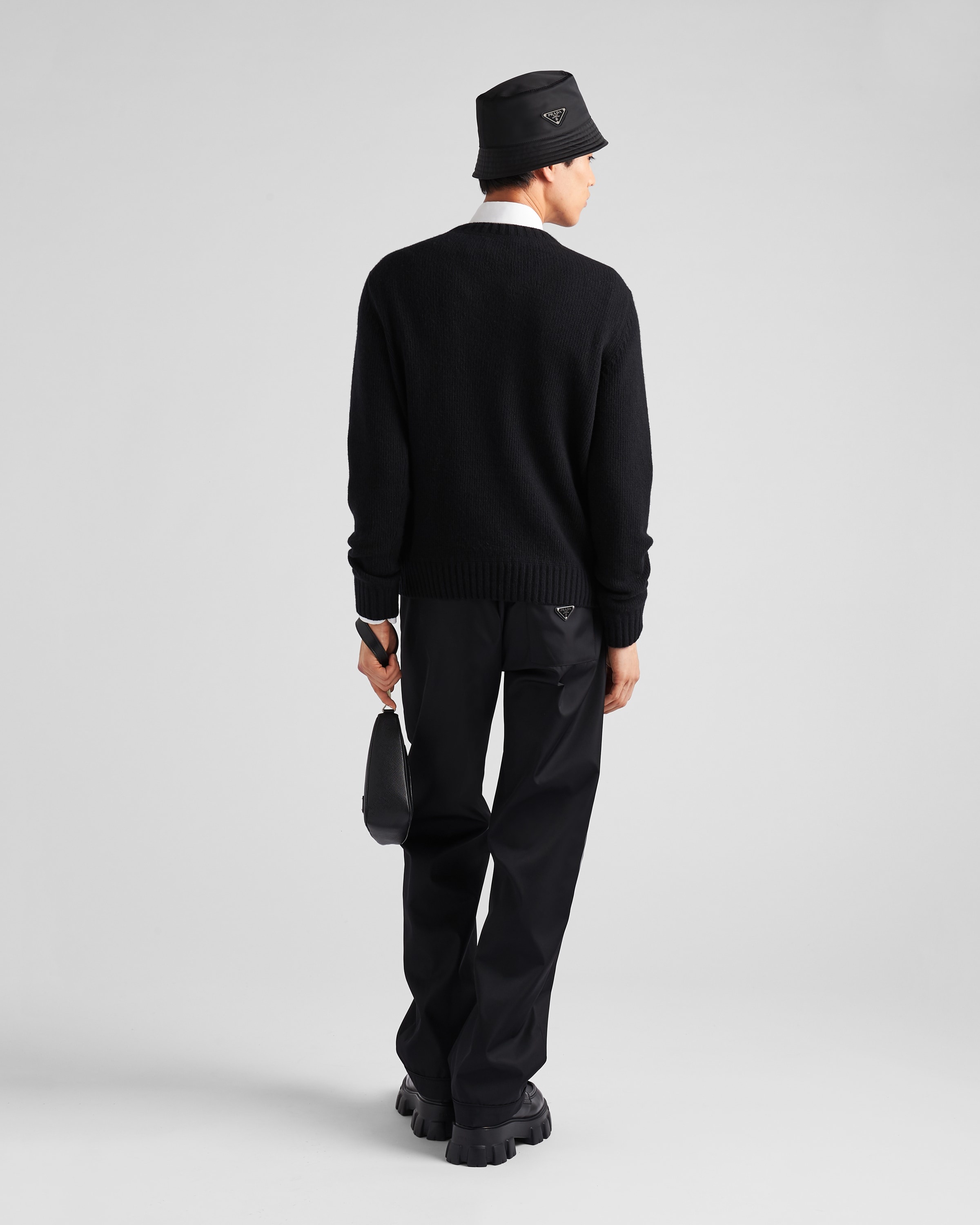 Wool and cashmere crew-neck sweater - 5