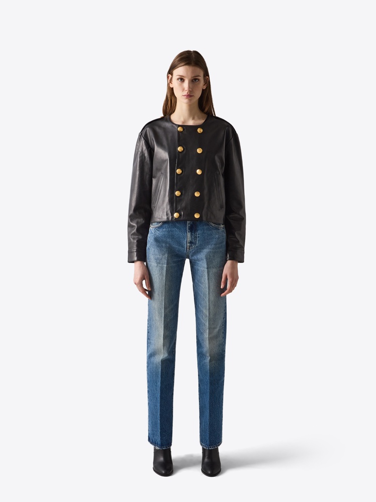 LEATHER JACKET 98 BLACK - 2
