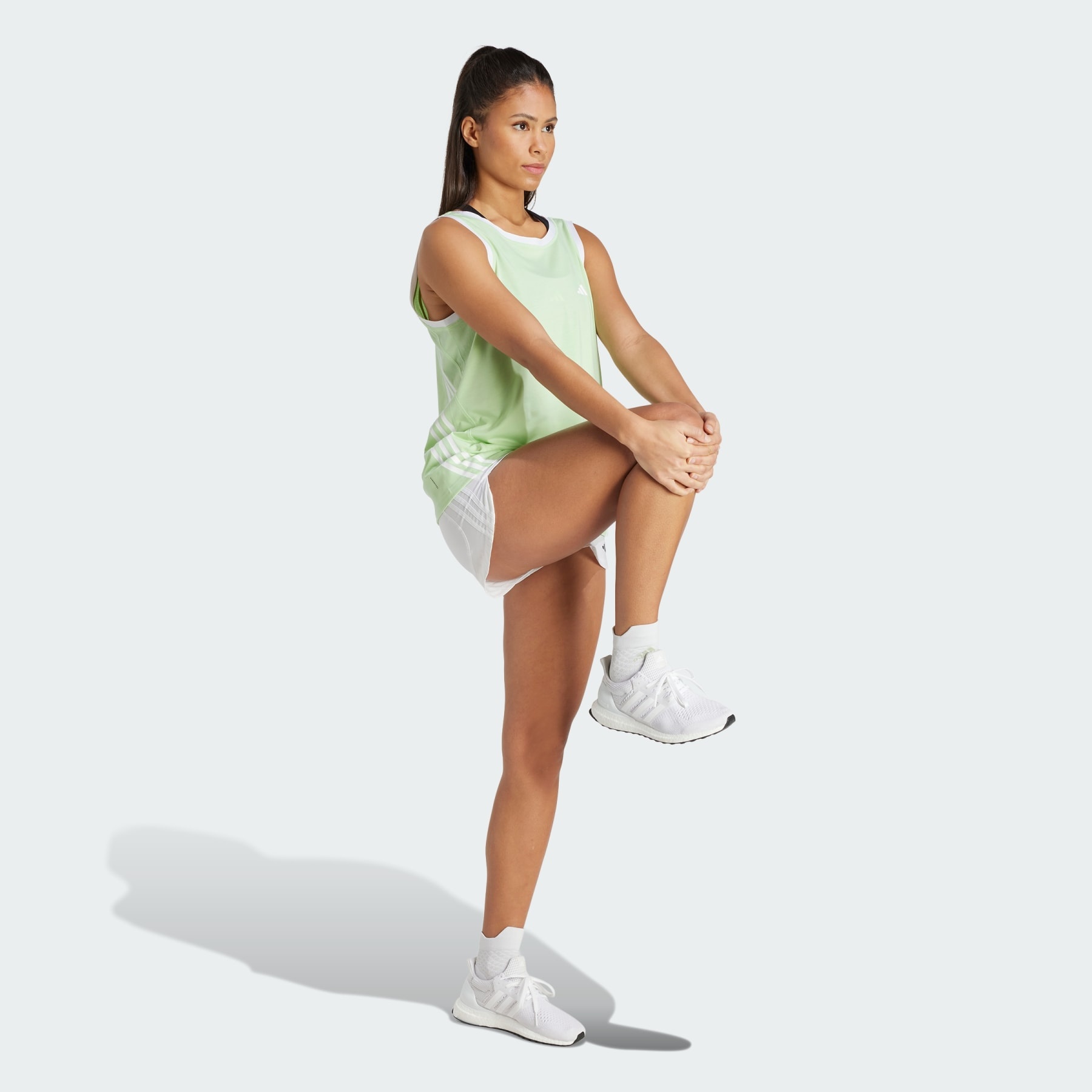 Pacer Training 3-Stripes Woven High-Rise Shorts - 4