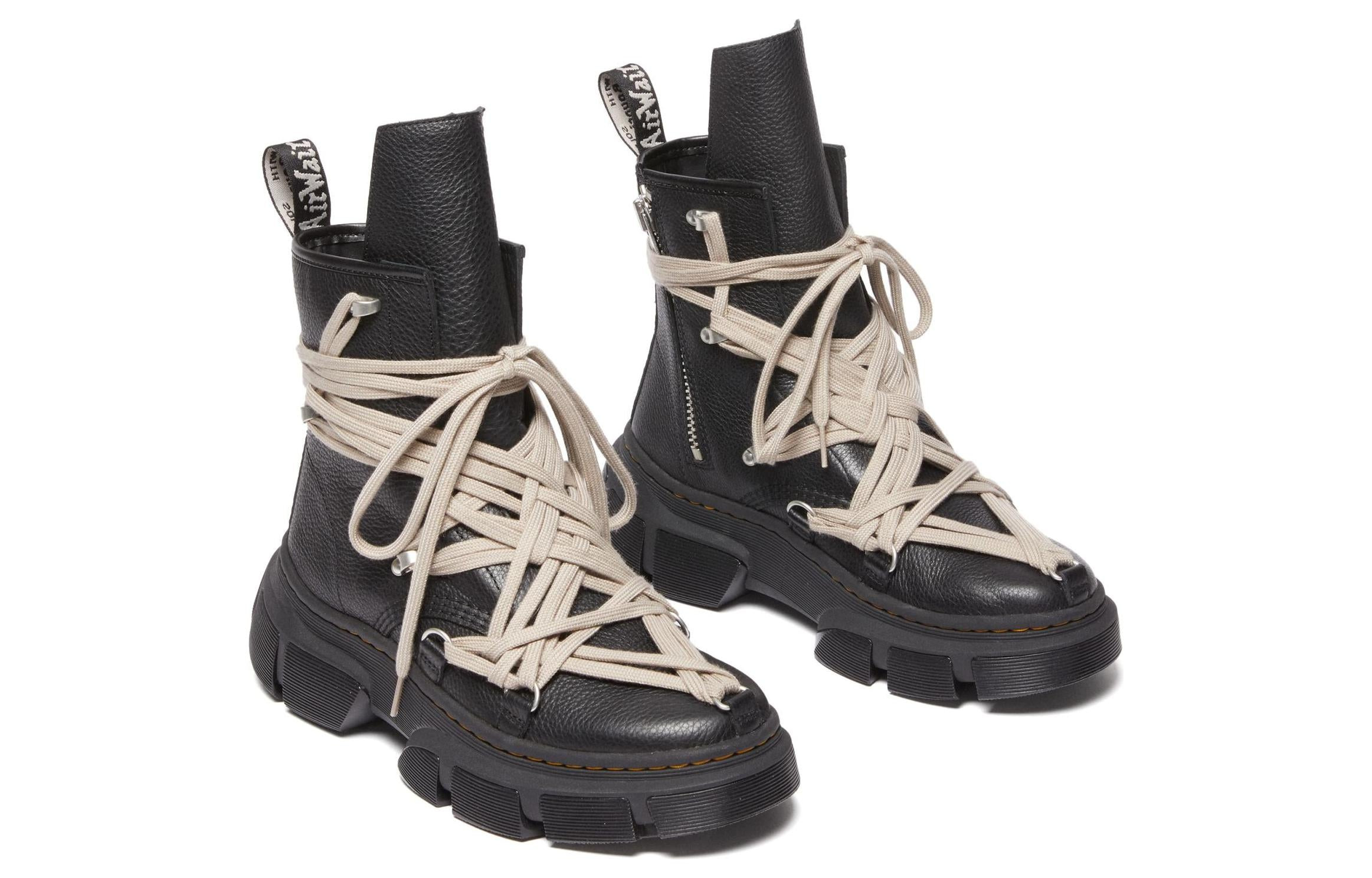 Dr. Martens x Rick Owens 1460 DMXL Megalace 'Black' 31752001 - 4