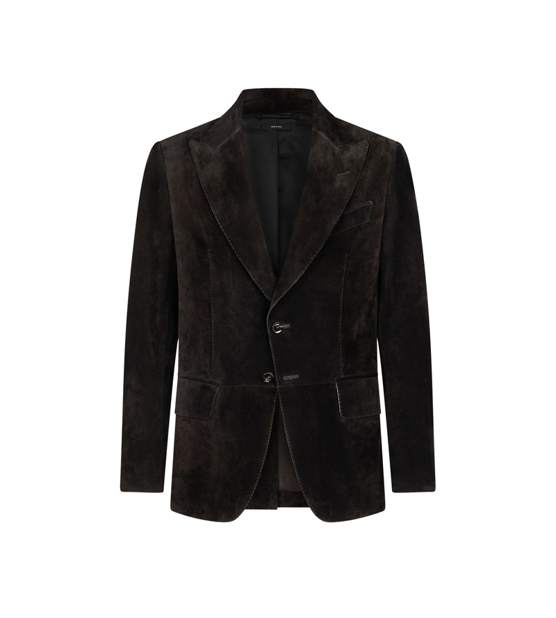 CASHMERE SUEDE SARTORIAL BLAZER 1